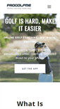 Mobile Screenshot of progolfme.com
